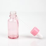 Cosmetic Serum Packaging Glass Bottle Factory - OEM 5-100ml Transparent Pink Rose Gold