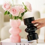 Creative Glass Vase Factory - OEM Luxury for Home Decor Transparent Colored Borosilicate