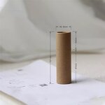 Cardboard Round Paper Tube Packaging Manufacturer - OEM Natural Brown Kraft Cylinder Boxes