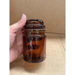 Glass Candle Holders Manufacturer - OEM 100-200ml Clear Amber Green with Cork Wooden