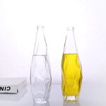 Unique Shaped Wine Bottle Factory - OEM Wholesale 350-750ml Clear Diamond Shape Vodka