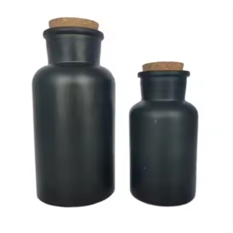 Matte Black Glass Bottle Manufacturer - OEM 60-1000ml Health Products Perfume Aromatherapy