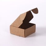 Customized Folding Recycled Craft Paper Box Factory - OEM Stock Size Brown White Black