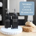 Black Boston Round Glass Bottle Factory - OEM 16 oz with Stainless Steel Pump 500ml