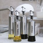Stainless Steel Oil Bottle Factory - OEM Household Kitchen Leak-proof 200-300ml Glass
