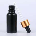 Black Glass Essential Oil Bottle Factory - OEM 20ml UV with Plastic Dropper