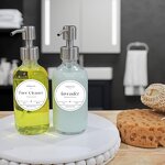 Clear Glass Boston Round Bottles Manufacturer - OEM 8-Ounce with Stainless Steel Lotion