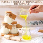 Glass Candle Jars for Making Candles Factory - OEM 100ml 3.4 oz Small Clear with Lids