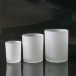 Decorative Glass Candle Jar Manufacturer - OEM Clear Matte Black Frosted White with Lids
