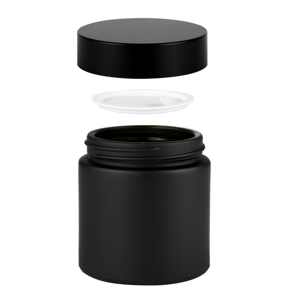 Airtight Empty Tealight Glass Candle Holders Manufacturer - OEM 4oz Matte Small with Aluminum