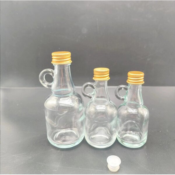 Small Wine Glass Bottle Factory - OEM 30-100ml Gallon Glass Growler Red Wine Jugs