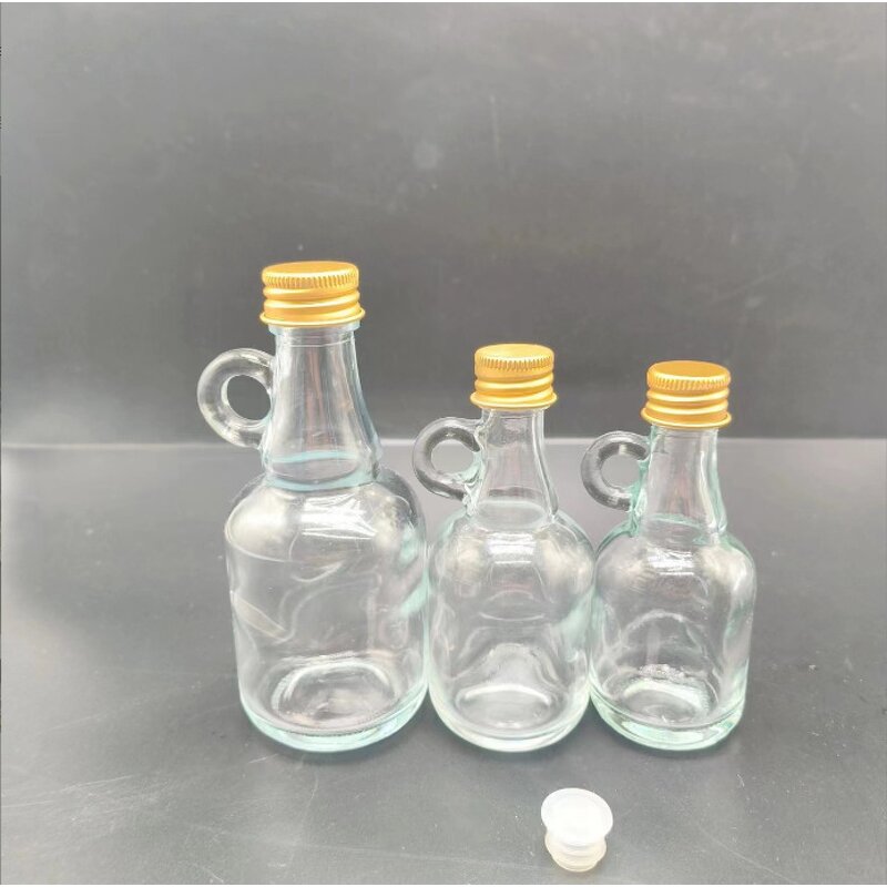 Small Wine Glass Bottle Factory - OEM 30-100ml Gallon Glass Growler Red Wine Jugs