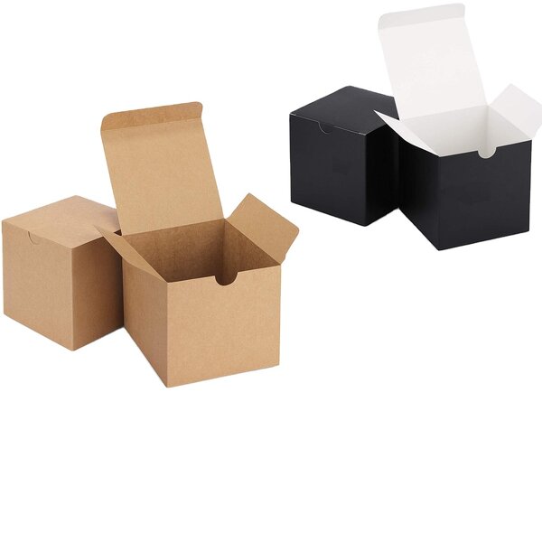 White Black Kraft Paper Cardboard Box Manufacturer - OEM Easy Open End Cosmetic Packaging