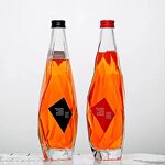 Unique Shaped Wine Bottle Factory - OEM Wholesale 350-750ml Clear Diamond Shape Vodka