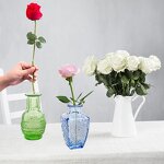 Luxury Glass Table Vases Factory - OEM Decoration Flower Bottle Transparent Bud Wedding