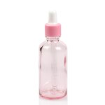 Cosmetic Serum Packaging Glass Bottle Factory - OEM 5-100ml Transparent Pink Rose Gold