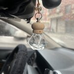 Car Aromatherapy Bottle Factory - OEM Wholesale 6-10ml Pendant Air Freshener Glass
