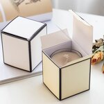 Custom Candle Boxes Packaging Manufacturer - OEM 220-430ml Glass Jars with logo Boxes