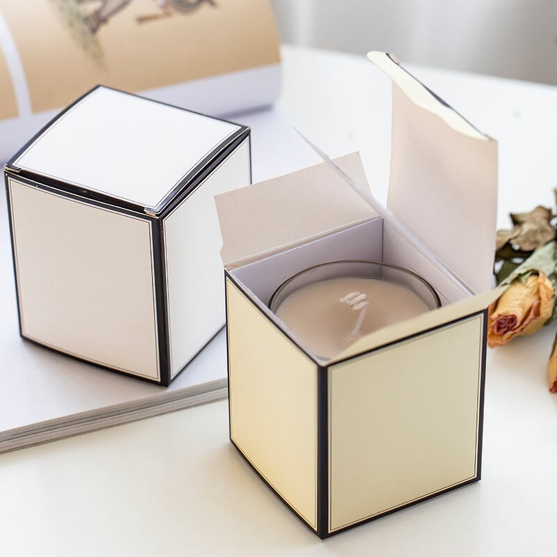 Custom Candle Boxes Packaging Manufacturer - OEM 220-430ml Glass Jars with logo Boxes