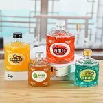 Clear Empty Glass Bottles Manufacturer - OEM Wholesale Mini 50ml Flat Shape with Caps