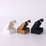 Customized Folding Recycled Craft Paper Box Factory - OEM Stock Size Brown White Black