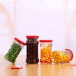 Laoganma Glass Chili Sauce Jar Factory - OEM 200-280ml Pickled Vegetables with Cover