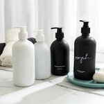 Amber Boston Bottle Manufacturer - OEM 8-32oz Round Brown Glass Shampoo Pump Bottle