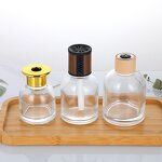 Empty Diffuser Glass Bottle with Cork Lid Factory - OEM Wholesale 50-200ml Round Screen