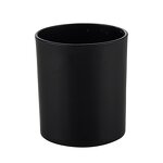 Luxury Black Frosted Glass Candle Jars Factory - OEM Custom Logo 7-14oz with Lids Holder