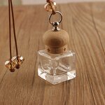 Empty Car Perfume Hanging Diffuser Manufacturer - OEM Factory 6-10ml with Beech Wooden