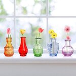 Luxury Glass Table Vases Factory - OEM Decoration Flower Bottle Transparent Bud Wedding