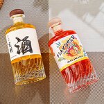 Fruit Wine Glass Bottle Factory - OEM Custom 500ml 16oz with Wooden Cork for Spirit