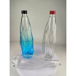 Glass Spirit Bottle Factory - OEM 330-750ml Crystal Material for Water Vodka Juice