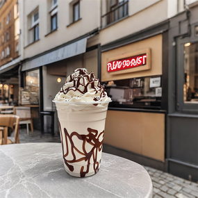 Bubble Tea Model Manufacturer - OEM Custom 500ml Whipped Cream Snow