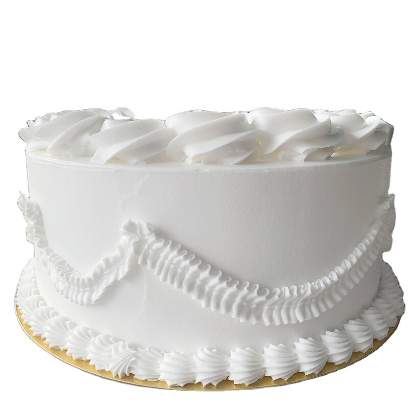 Cake Model Factory - OEM Custom White Rose Whipped Cream Wedding