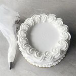 Cake Model Factory - OEM Custom White Rose Whipped Cream Wedding