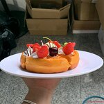 Waffle Model Factory - OEM Custom Fruit Cream Golden Crispy Dessert
