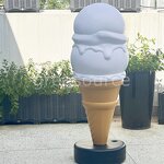 Ice Cream Lamp Factory - OEM Custom 127cm Giant Double Scoop LED
