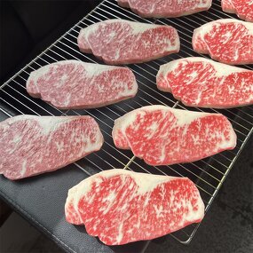 Steak Model Manufacturer - OEM Custom 3D Tomahawk Beef UV Display