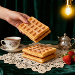 Waffle Model Factory - OEM Custom 17cm Rectangular Brussels Powdered