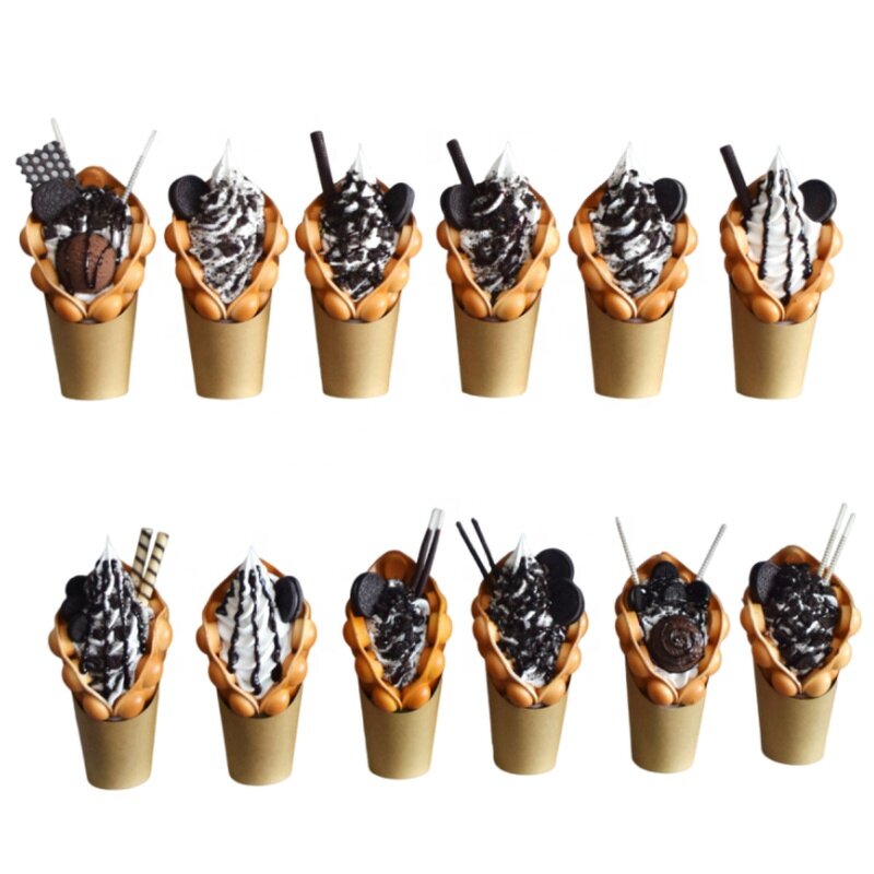 Ice Cream Model Factory - OEM Custom Faux Food Display Bubble Waffle