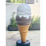 Ice Cream Lamp Factory - OEM Custom 127cm Giant Double Scoop LED