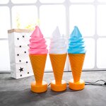 Ice Cream Sculpture Manufacturer - OEM Custom Giant LED Outdoor Wall