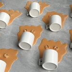 Coffee Liquid Model Manufacturer - OEM Custom Spilled Latte Phone Holder