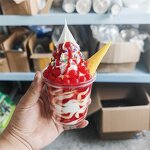 Ice Cream Sculpture Factory - OEM Custom 120cm Melted Vortex Large