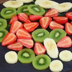 Kiwi Slice Model Factory - OEM Custom PVC Irregular Faux Flesh