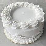 Cake Model Factory - OEM Custom White Rose Whipped Cream Wedding