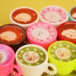 Keychain Manufacturer - OEM Custom UV Printed Coffee Latte Cup