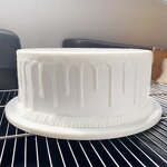 Cake Model Manufacturer - OEM Custom Pure White 10 Inch Party Baking