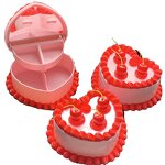 Jewelry Box Factory - OEM Custom Cherry Love Shape 3D Gift Box